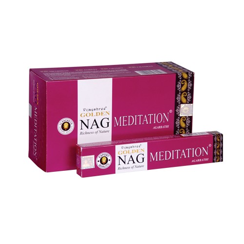 Golden Nag Meditation, paars 15gr